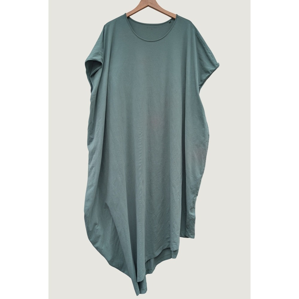 Universal Standard Geneva Tunic Dress Womens 4XL Sage Green Cocoon Asymmetrical